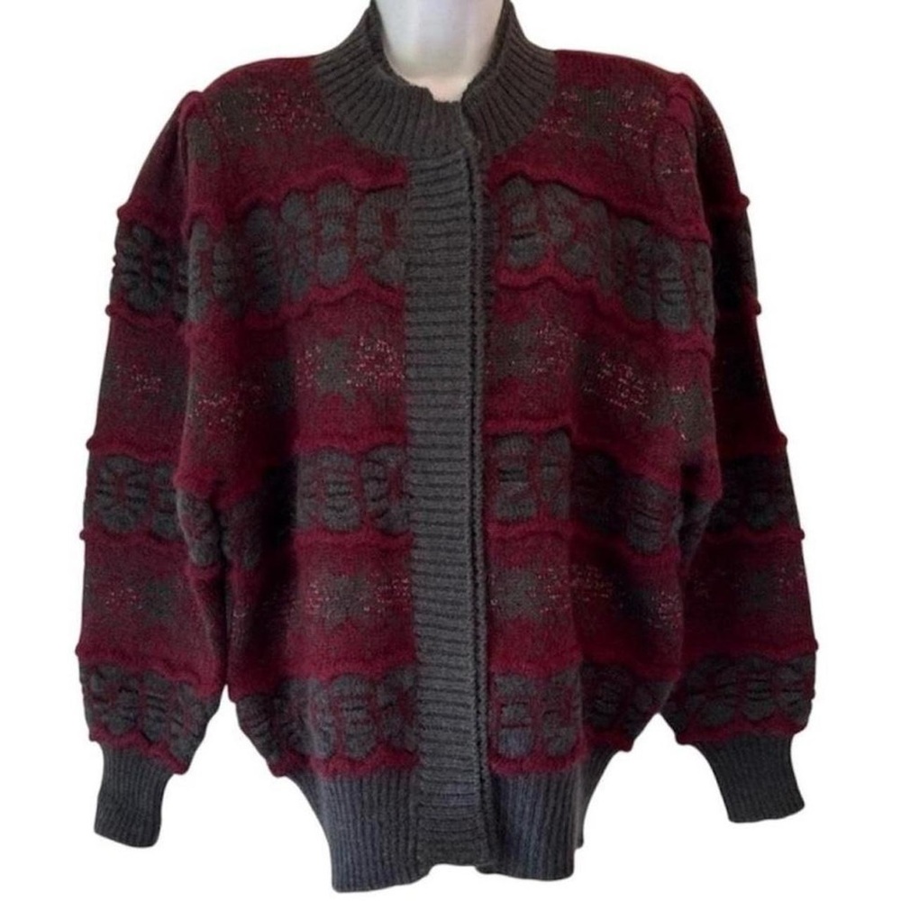 Vintage 90s Grunge Goth Streetwear Ewha Fashion Knit Wear Cardigan Sweater
